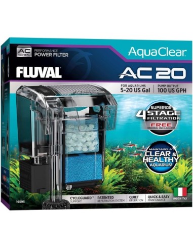 Fluval AQUA CLEAR - Filtro a zainetto