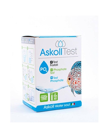 Askoll Test PO4 per la misurazione dei fosfati in acqua dolce e marina