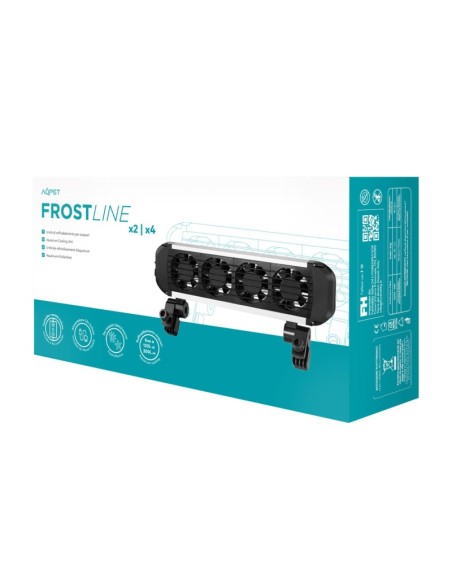 Aqpet FROSTLINE x6 Sistema di Raffreddamento per Acquari con Controller e Ventole Orientabili - 6 ELEMENTI