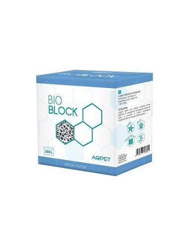 AqPet Bio Block - Supporto batterico per filtri