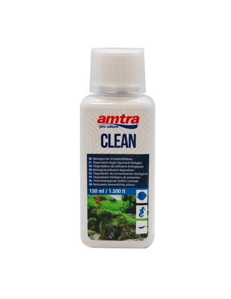 Attivatore batterico per acquario – AMTRA CLEAN 150 ml.