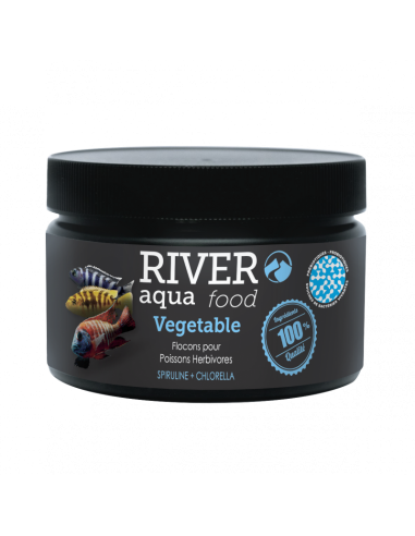 Mangime in scaglie vegetale River Aqua Food -...