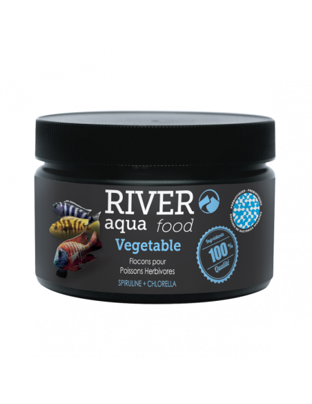 Mangime in scaglie vegetale River Aqua Food - Vegetable Flakes