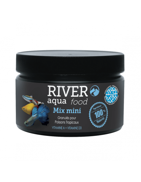 Mangime granulato per piccoli pesci River Aqua Food - Mix Mini Pellets