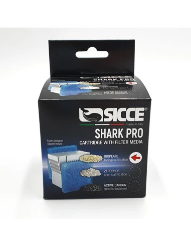 Sicce cartuccia Biopearl + spugne Shark Pro