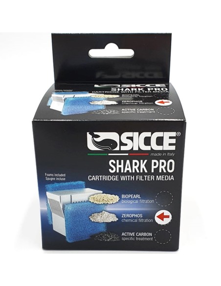 Sicce cartuccia Zerophos + spugne Shark Pro