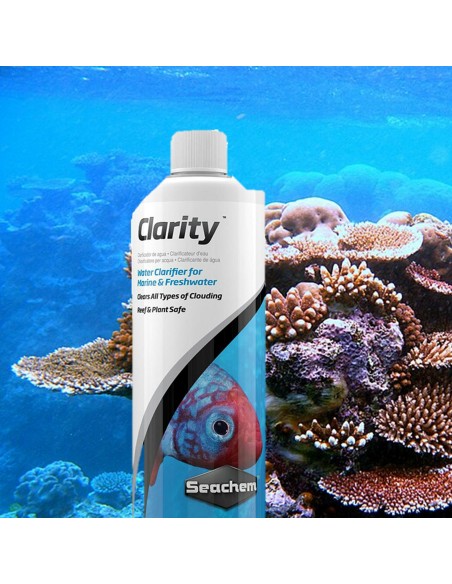 Seachem Clarity chiarificatore per acquario dolce e marino