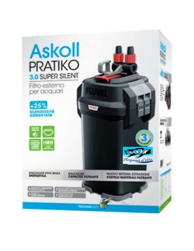 Askoll Pratiko 100 3.0 Super Silent filtro esterno per acquari