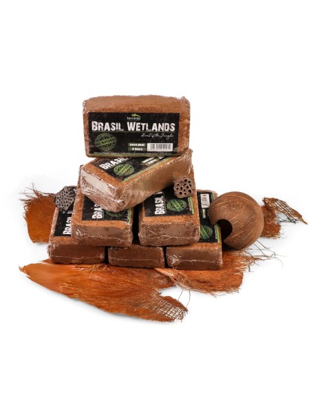 Terrario Brasil Wetlands 7l - substrato in fibra di cocco
