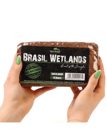 Terrario Brasil Wetlands 7l - substrato in fibra di cocco