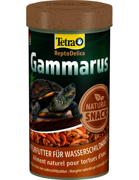 Tetra ReptoDelica Gammarus – Snack Naturale per Tartarughe d’Acqua con Gamberetti Gammarus