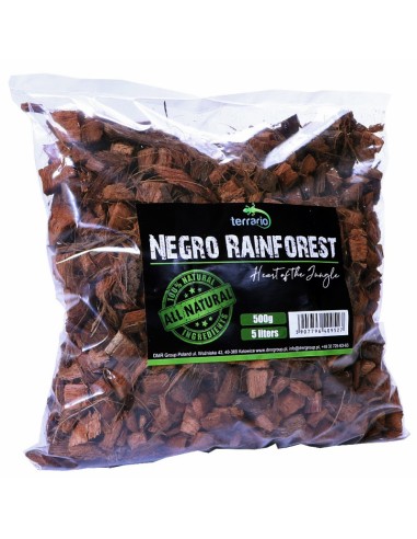 Terrario Negro Rainforest 5l 500g - substrato...