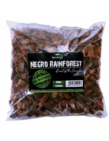 Terrario Negro Rainforest 5l 500g - substrato...