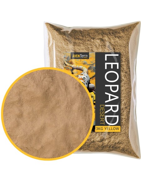 Argilla per terrario Aventerra Svezia LEOPARD Desert Yellow 3kg