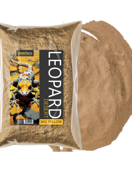 Argilla per terrario Aventerra Svezia LEOPARD Desert Yellow 3kg