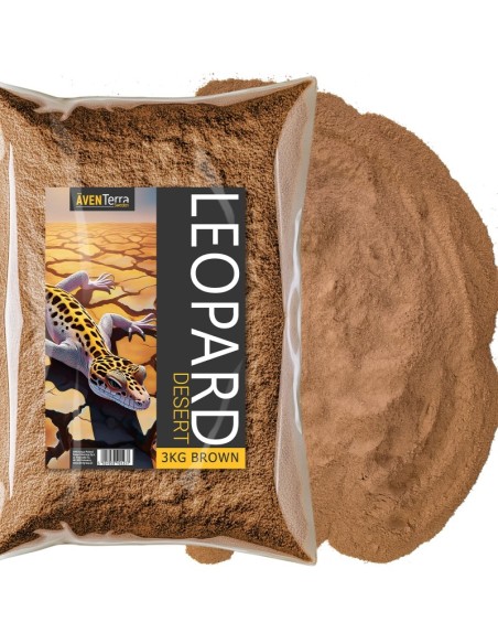 Argilla per terrario Aventerra Svezia LEOPARD Marrone Deserto 3kg