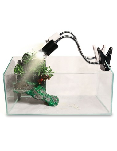 Terrario ReptiSun Long - lampada con supporto a...