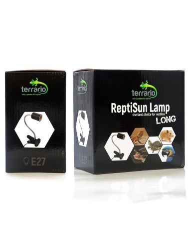 Terrario ReptiSun Long - lampada con supporto a...