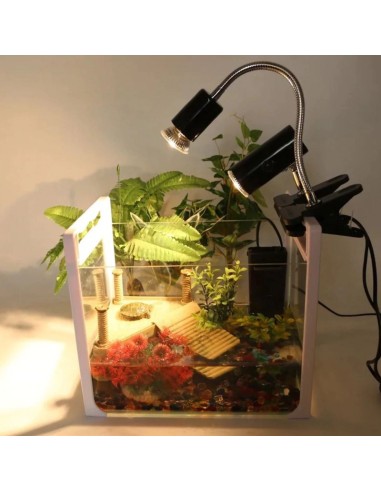 Terrario ReptiSun Long - lampada con supporto a...