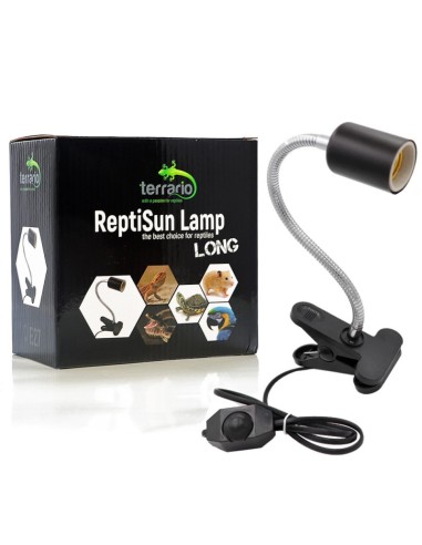 Terrario ReptiSun Long - lampada con supporto a...