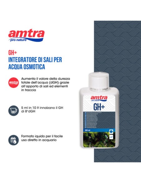 INTEGRATORE DI SALI PER ACQUA OSMOTICA – AMTRA GH+