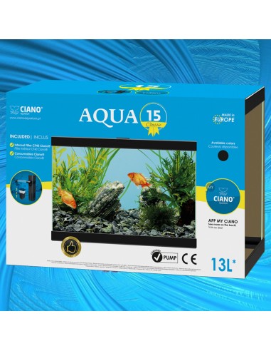 Askoll - Acquario Ciano Aqua 15 classic