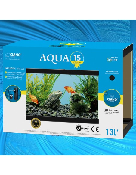 Askoll - Acquario Ciano Aqua 15 classic