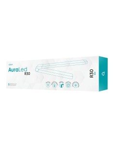 AQPET - AuraLed R30 Bianca 8 watt - Plafoniera LED Pieghevole Ultrasottile per Acquari d'Acqua Dolce