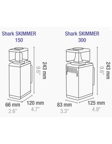 Schiumatoio interno Sicce shark skimmer