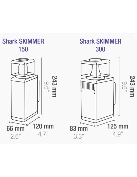 Schiumatoio interno Sicce shark skimmer