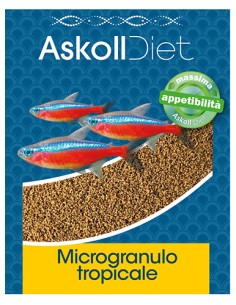 Microgranulo Tropicale Askoll Diet