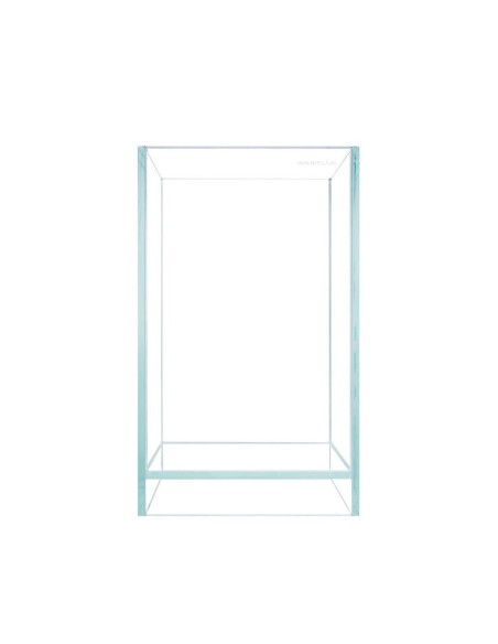 AQPet Kubic 15 Air - vasca in vetro Extrachiaro cm15×15×23h con coperchio