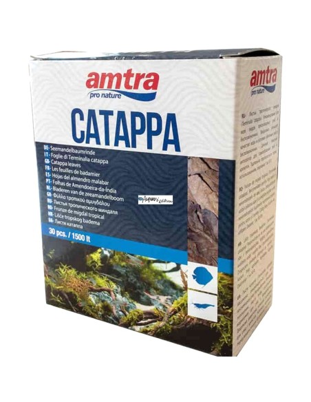 AMTRA PRO NATURE CATAPPA LEAVES – 30 pezzi (fino a 2000 L)
