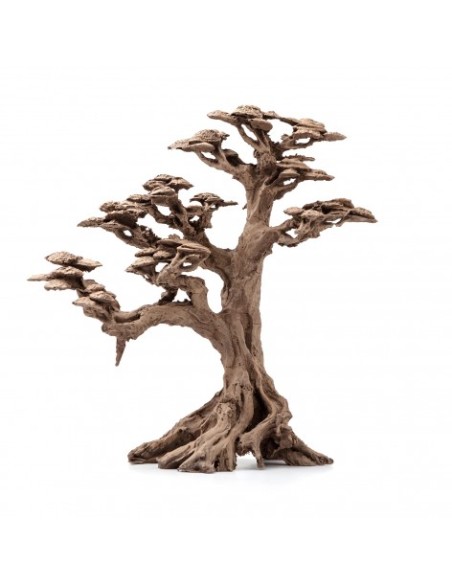 Aqpet Zen Bonsai Resina Mod. 4 Decorazione In Resina Per Acquari 34x18x37,5cm