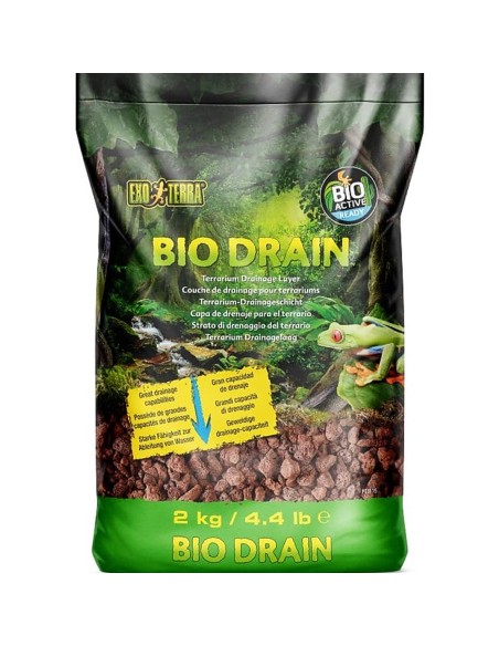 Bio Drain, substrato di drenaggio per terrari - ExoTerra