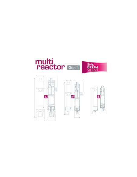 Aqua Medic Multi Reactor S Gen. II - filtro per zeolite, carbone attivo e resine in acquario marino e reef fino a 350 lt