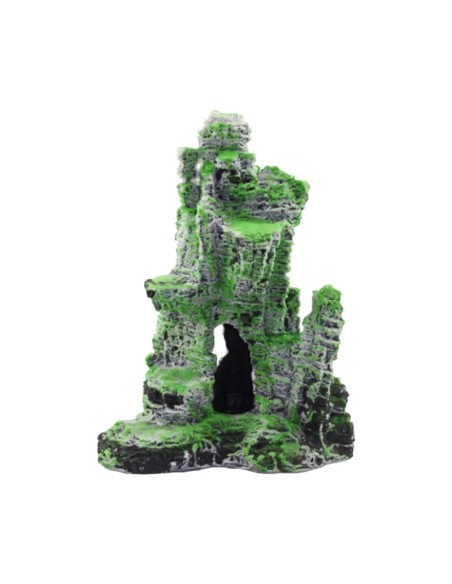 Decorazione in resina - Roccia anticata grande con fori Nobleza