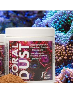 Fauna Marin Coral Dust Alimento per Coralli Lps, Zooanthus, Ricordea in polvere 50g