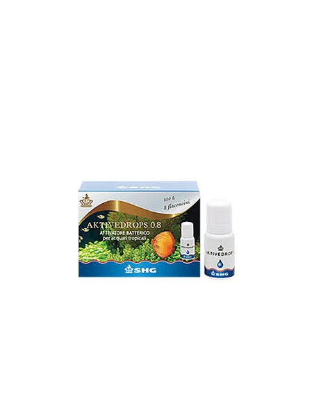 Batteri Aktivedrops 0.8 – SHG -Attivatore batterico 8 Flaconi