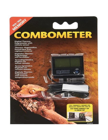 Combometer, termoigrometro digitale con sensore remoto - ExoTerra