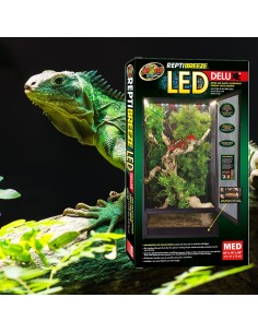 Zoo Med Reptibreeze Kit Led Deluxe - Terrario gabbia con...