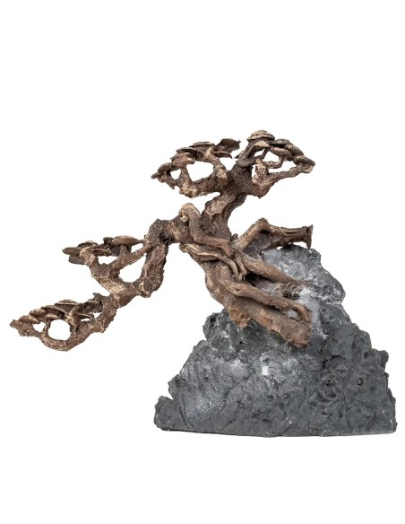 Aqpet Zen Bonsai resina Mod. 11 decorazione acquario 22x11x15 cm