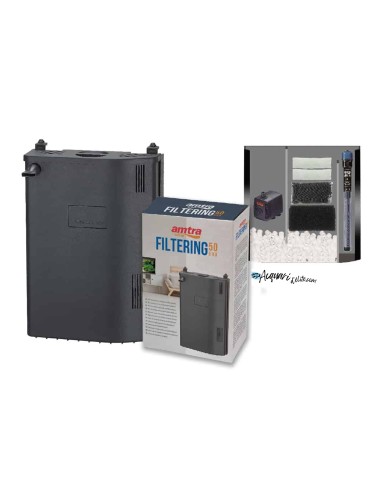 AMTRA FILTERING BOX BLACK 50 COMPLETO – Filtro...