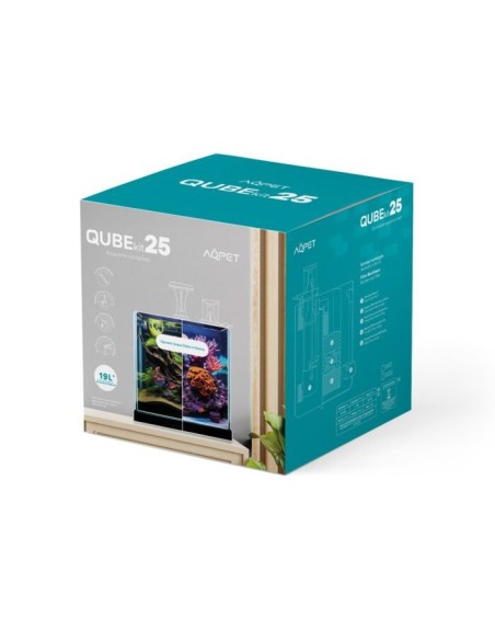 AQPET Qube Kit 25 Versione Marina con Skimmer Triton