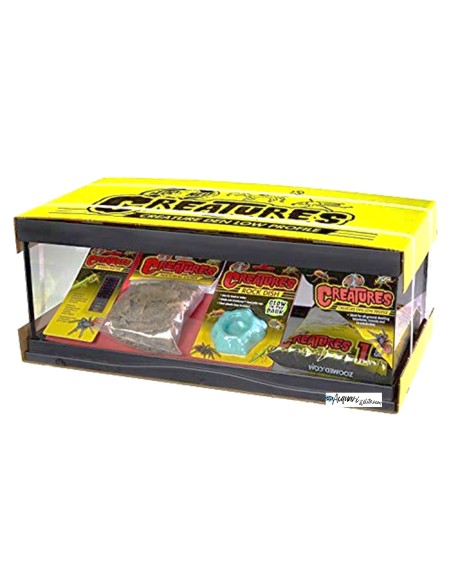 Zoo Med Terrario in vetro Habitat kit Creature 52x27x20,3cm