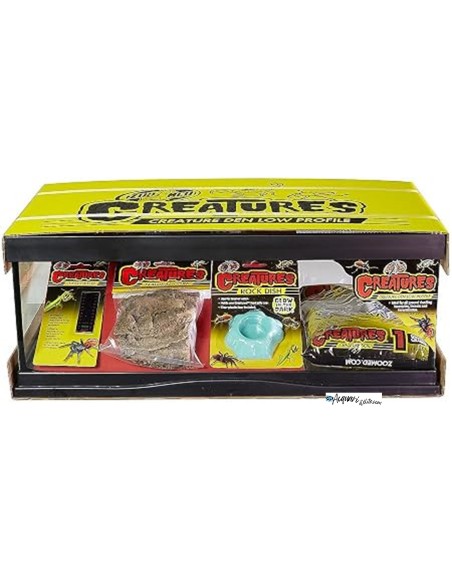 Zoo Med Terrario in vetro Habitat kit Creature 52x27x20,3cm