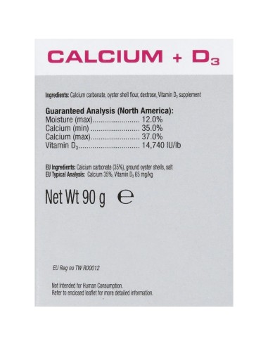 Exo Terra Rettile Calcium & D3 90 g