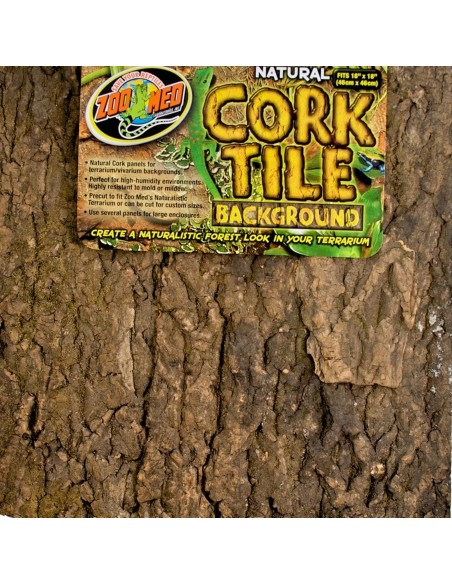 Zoo Med Pannello in sughero naturale  NATURAL CORK TILE BACKGROUND